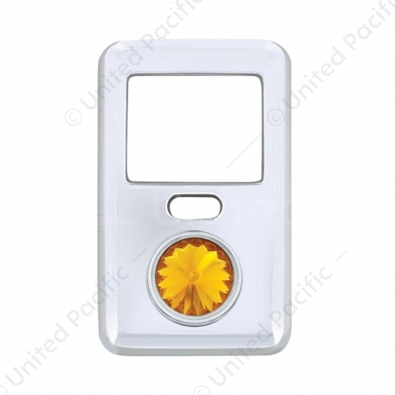 Rocker Switch Cover With Crystal For 1998-2018 Volvo VNL - Amber