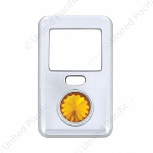 Rocker Switch Cover With Crystal For 1998-2018 Volvo VNL - Amber