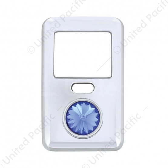 Rocker Switch Cover With Crystal For 1998-2018 Volvo VNL - Blue