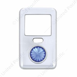 Rocker Switch Cover With Crystal For 1998-2018 Volvo VNL - Blue