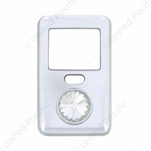 Rocker Switch Cover With Crystal For 1998-2018 Volvo VNL - Clear