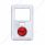 Rocker Switch Cover With Crystal For 1998-2018 Volvo VNL - Red