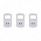Rocker Switch Cover For Kenworth/Peterbilt - Clear Crystal (Card of 3)