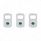 Rocker Switch Cover For Kenworth/Peterbilt- Green Crystal (Card of 3)