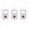 Rocker Switch Cover For Kenworth/Peterbilt- Purple Crystal (Card of 3)