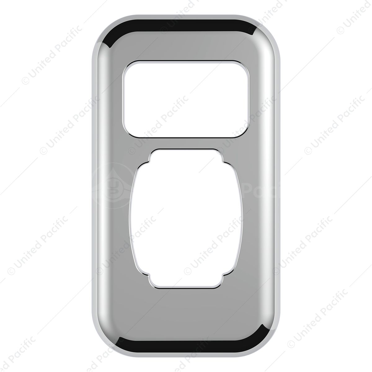 Chrome Plastic Dimmer Switch Trim For Peterbilt