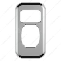 Chrome Plastic Dimmer Switch Trim For Peterbilt