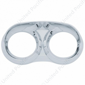 2 Gauge Cluster Bezel With Visor For 2001-2005 Peterbilt 379 & 378