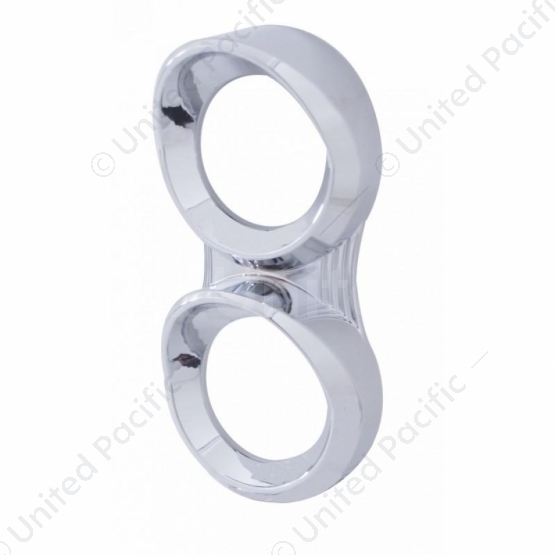 2 Gauge Cluster Cover With Visor For Peterbilt (2005 & Older)- Vertical