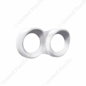 2 Gauge Cluster Bezel With Visor For Peterbilt (2005 & Older)- Horizontal