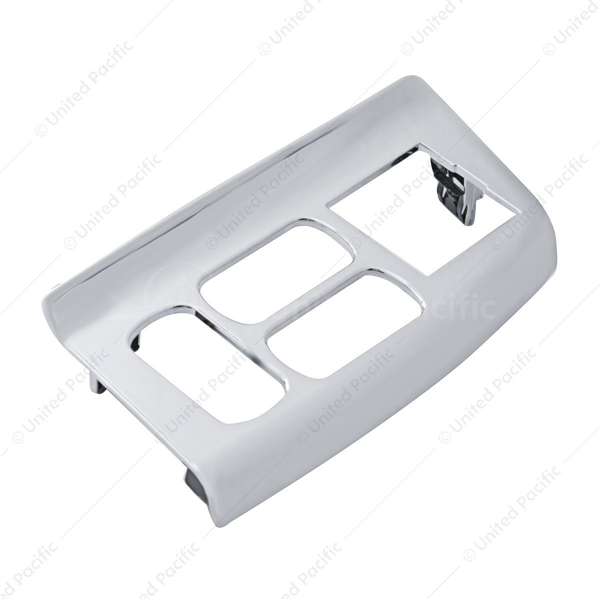 Chrome Plastic Window Switch Panel For 1999-2010 Peterbilt 387 - Driver