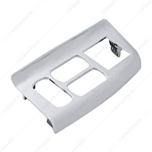 Chrome Plastic Window Switch Panel For 1999-2010 Peterbilt 387 - Driver