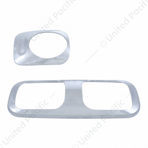 Chrome Dome Light Cover For Peterbilt 389 (2008+), 388 (2008-2014), 387 (2006-2010), 386/384 (2006-2