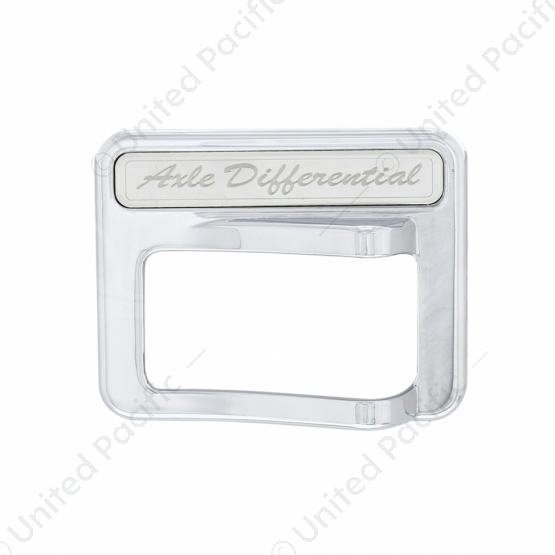 Chrome Rocker Switch Cover For Peterbilt 579 (2013-2019) & 567 (2014-2018)- Axle Differential