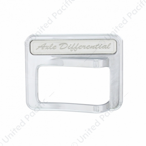 Chrome Rocker Switch Cover For Peterbilt 579 (2013-2019) & 567 (2014-2018)- Axle Differential