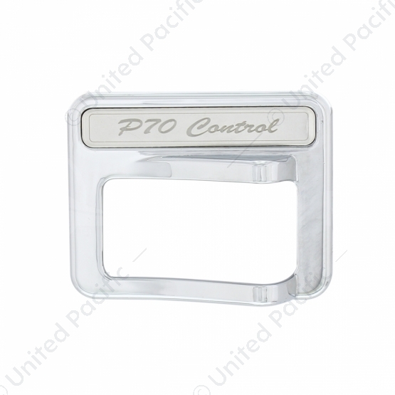 Chrome Rocker Switch Cover For Peterbilt 579 (2013-2019) & 567 (2014-2018)- PTO Control