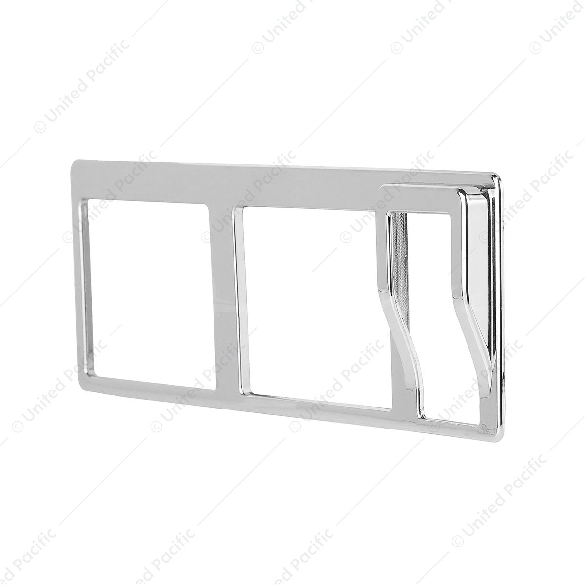 Chrome Plastic 7-Rocker Switch Bezel For 2013-2021 Peterbilt 579