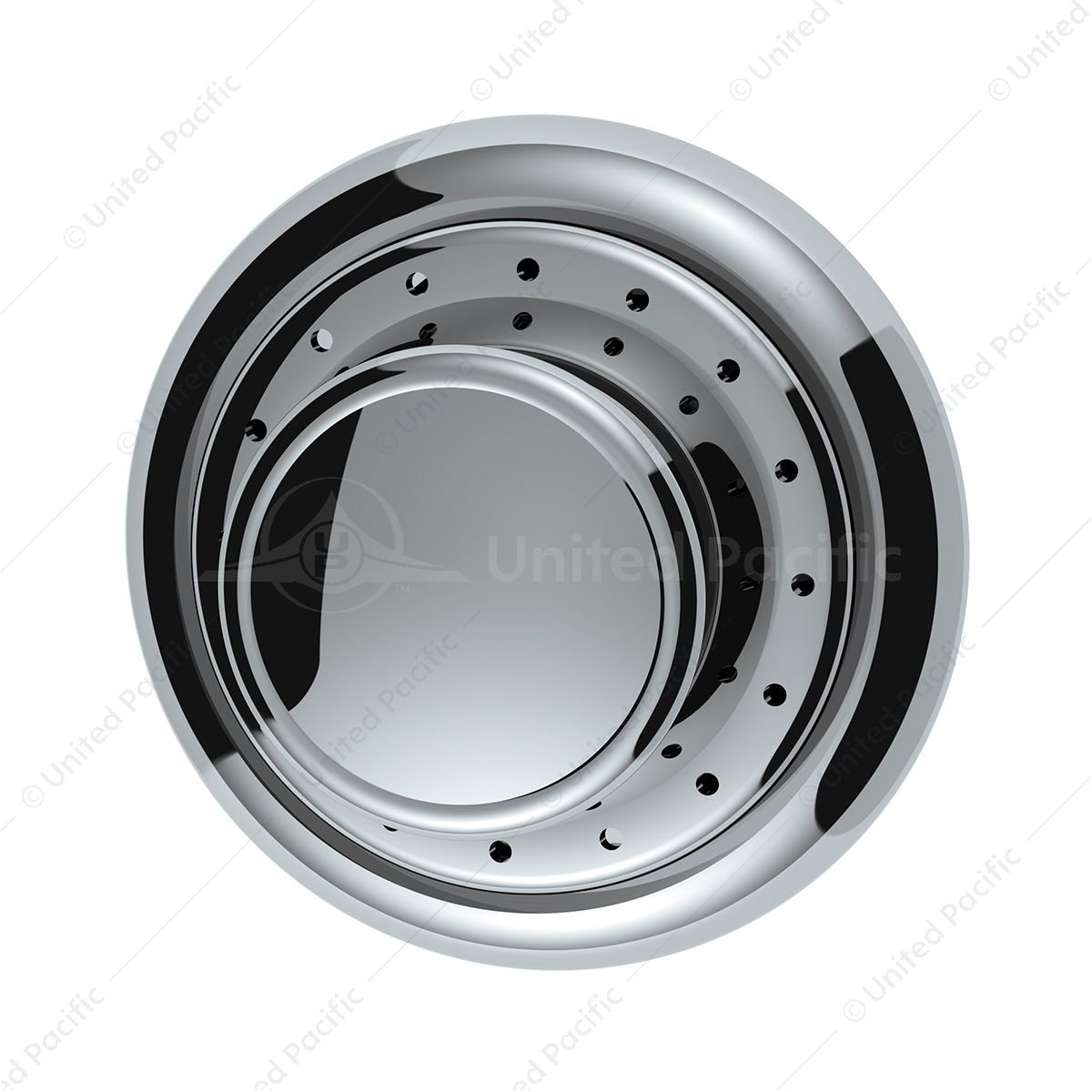 Chrome Peterbilt Dash Data Display Module Control Knob Set