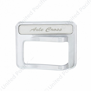 Chrome Rocker Switch Cover For Peterbilt 579 (2013-2019) & 567 (2014-2018)- Axle Cross