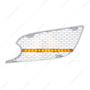 Chrome Air Intake Grille With LED Light For 2012-2021 Peterbilt 579