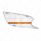 Chrome Air Intake Grille W/Reflector LED Light For 2012-2021 Peterbilt 579 (Passenger) - Amber LED/A