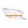 Chrome Air Intake Grille W/Reflector LED Light For 2012-2021 Peterbilt 579 (Passenger) - Amber LED/C