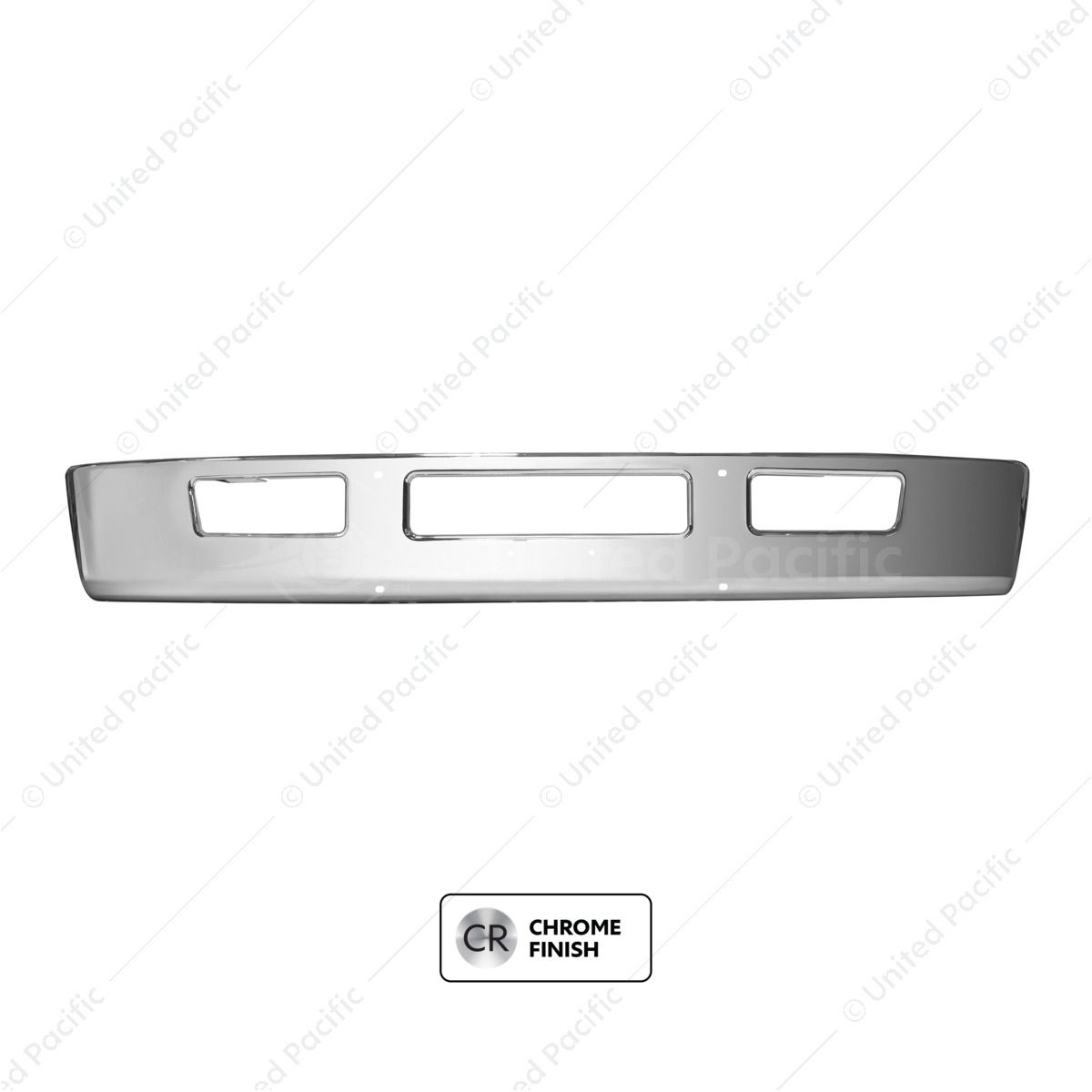 Front Bumper With Tow Hook Hole For 2016-2026 Ford F650/F750-Chrome