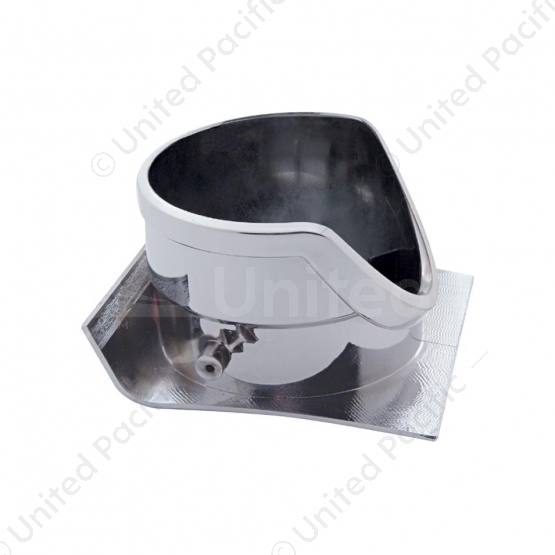 Chrome Plastic Flip Over Cup Holder For 1998-2002 Freightliner Century