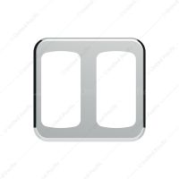 Freightliner Rocker Switch Trim - Double