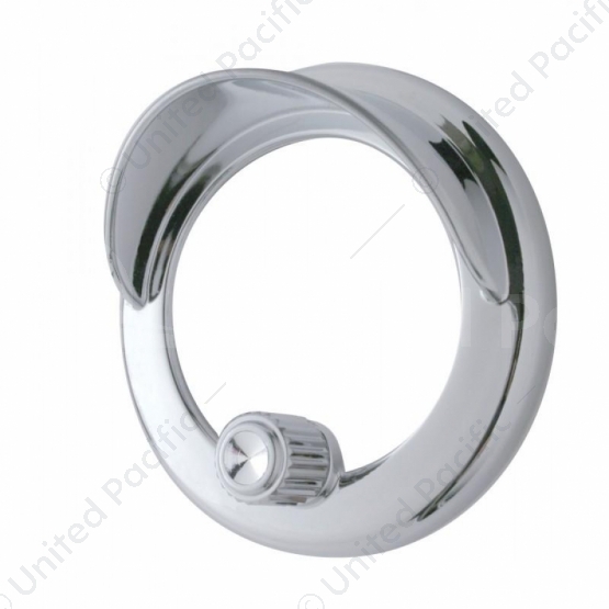 Clock Bezel With Visor For Freightliner - Indented