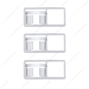 Chrome Toggle Switch Trim For Freightliner - Old Style (Card of 3)