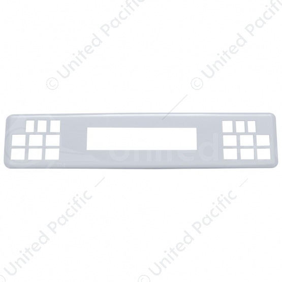 Chrome Plastic Center Dash Warning Light Panel Cover For Freightliner