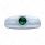Trailer Brake Cover W/Crystal For Freightliner Century 1996-2011, Columbia 2001-2017- Green Crystal
