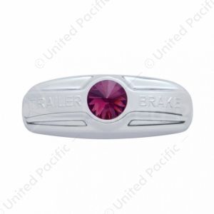 Trailer Brake Cover W/Crystal For Freightliner Century 1996-2011, Columbia 2001-2017- Purple Crystal