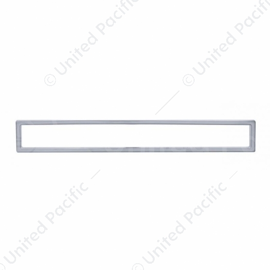 Chrome Plastic Vertical Warning Light Panel Bezel For 2000-2010 International 9900/9400/9300/9200