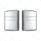 Chrome Plastic Bottom Mirror Post Covers For 2000-2010 International  9200I/9400I/9900I (Pair)