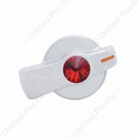 A/C Knob (Newer Model) With Red Crystal For 2005-2010 Freightliner
