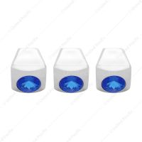 A/C Slider Control Knob With Blue Crystal For Freightliner (3-Pack)