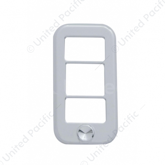 Rocker Switch Cover With 3 Openings With Indented For Freightliner (3-Pack)