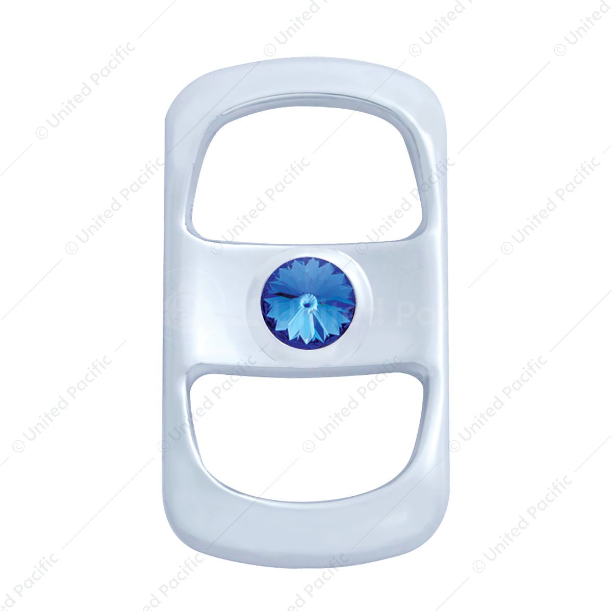 Rocker Switch Cover With Blue Crystal For Freightliner (3-Pack)