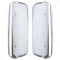 Chrome Mirror Cover Set For Freightliner Century (2005-2010) & Columbia (2005-2020)
