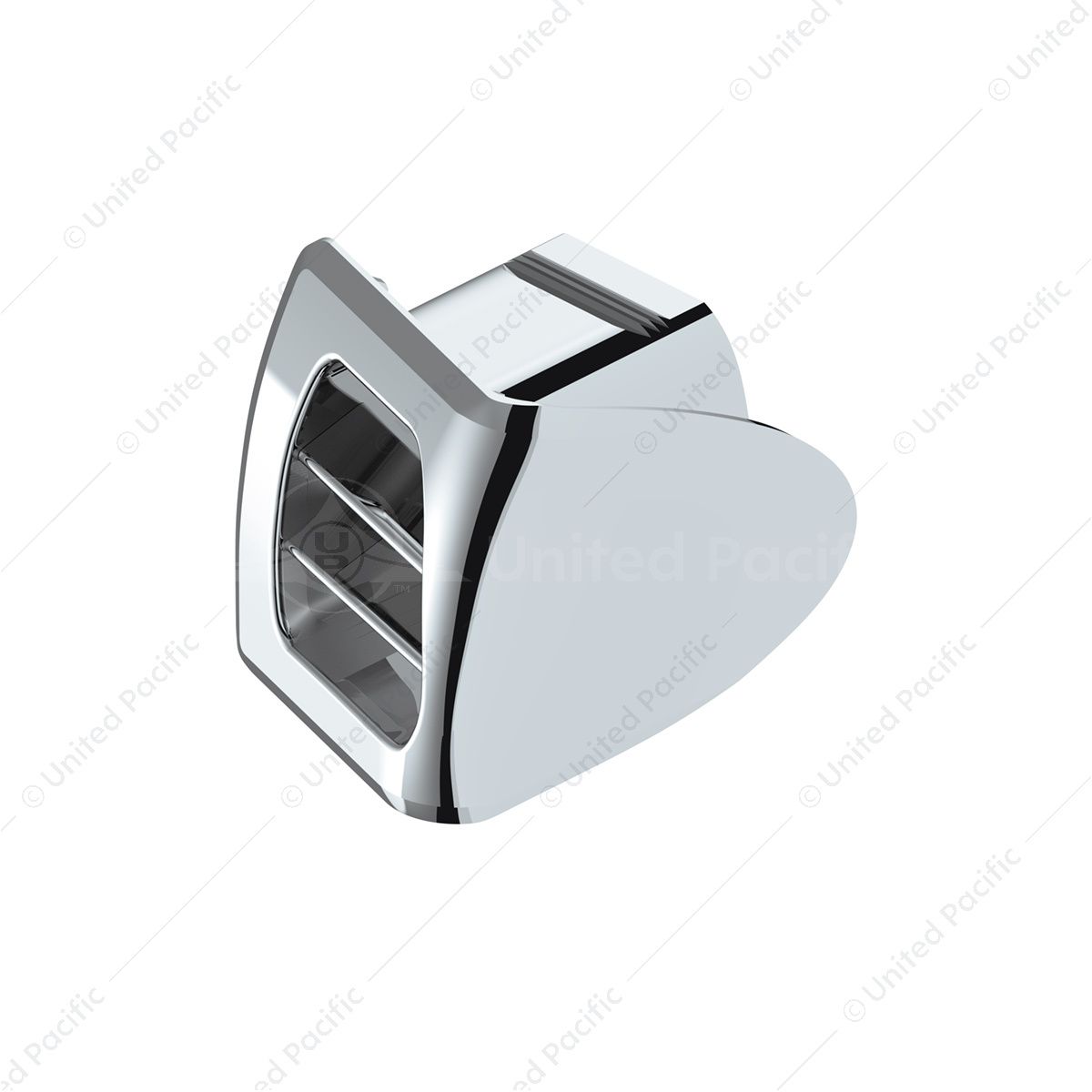 Chrome Plastic A/C Vent For 2008-2017 Freightliner Cascadia - Passenger/Fixed