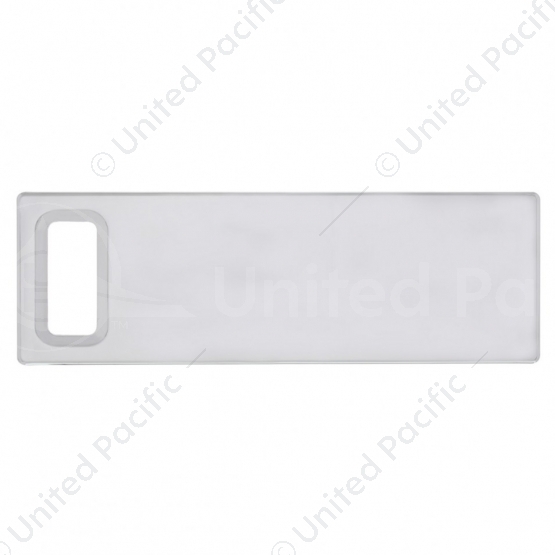 Chrome Plastic Dash Switch Panel Cover For International - 1 Opening