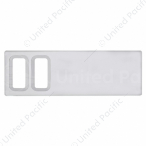 Chrome Plastic Dash Switch Panel Cover For International - 2 Openings