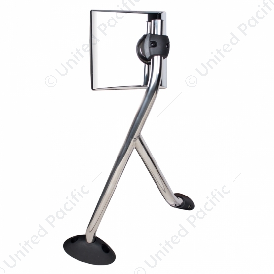 Chrome Hood Mirror Assembly For 2006-2017 International Prostar - Passenger