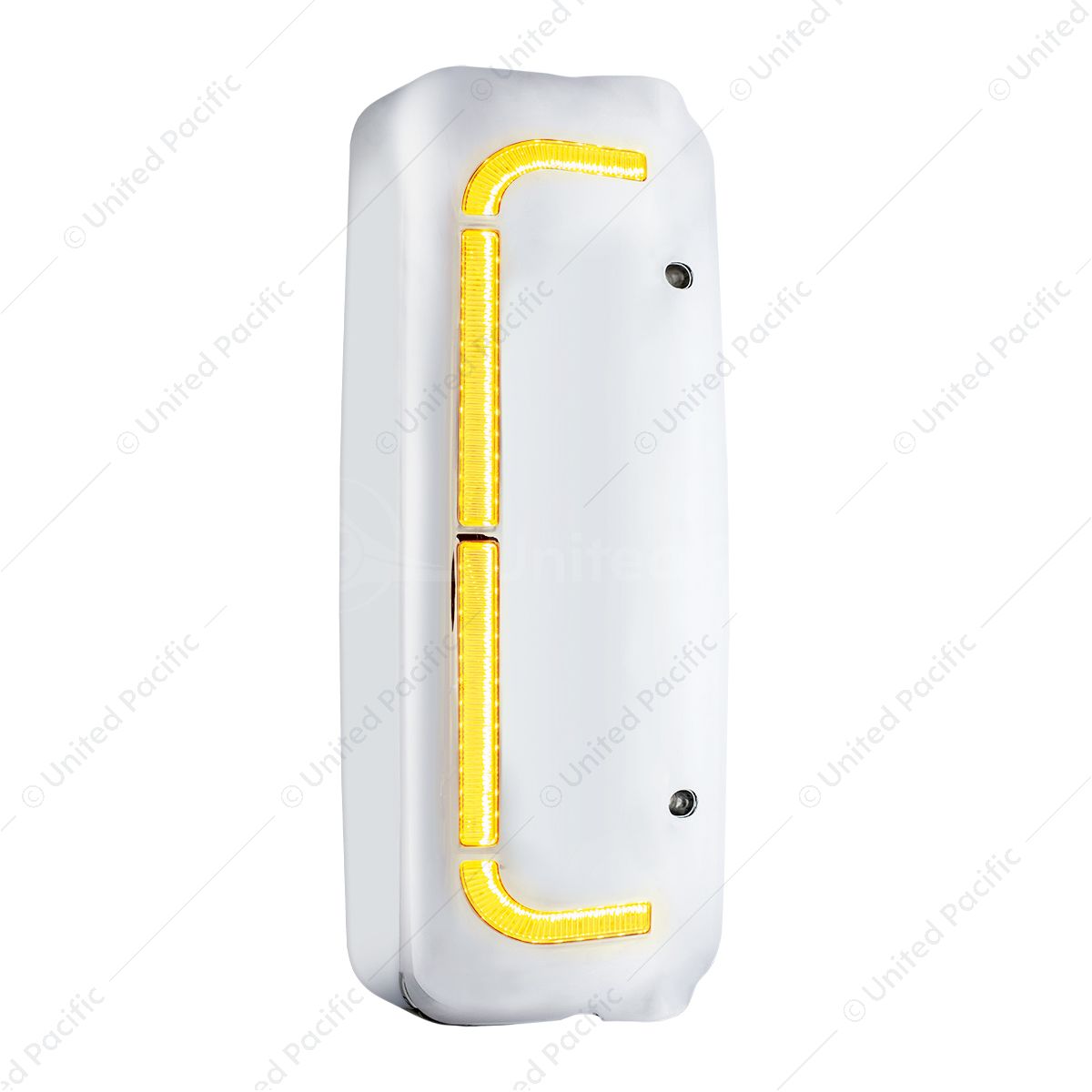 48 LED Chrome Mirror Cover With Sequential LED For FL Century (2005-2010) & Columbia (2005-2020) - P