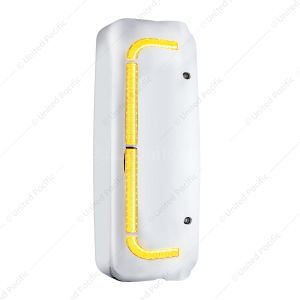 48 LED Chrome Mirror Cover With Sequential LED For FL Century (2005-2010) & Columbia (2005-2020) - P