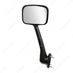 Chrome Hood Mirror Assembly With Sequential LED Turn Signal For 2008-2017 Freightliner Cascadia