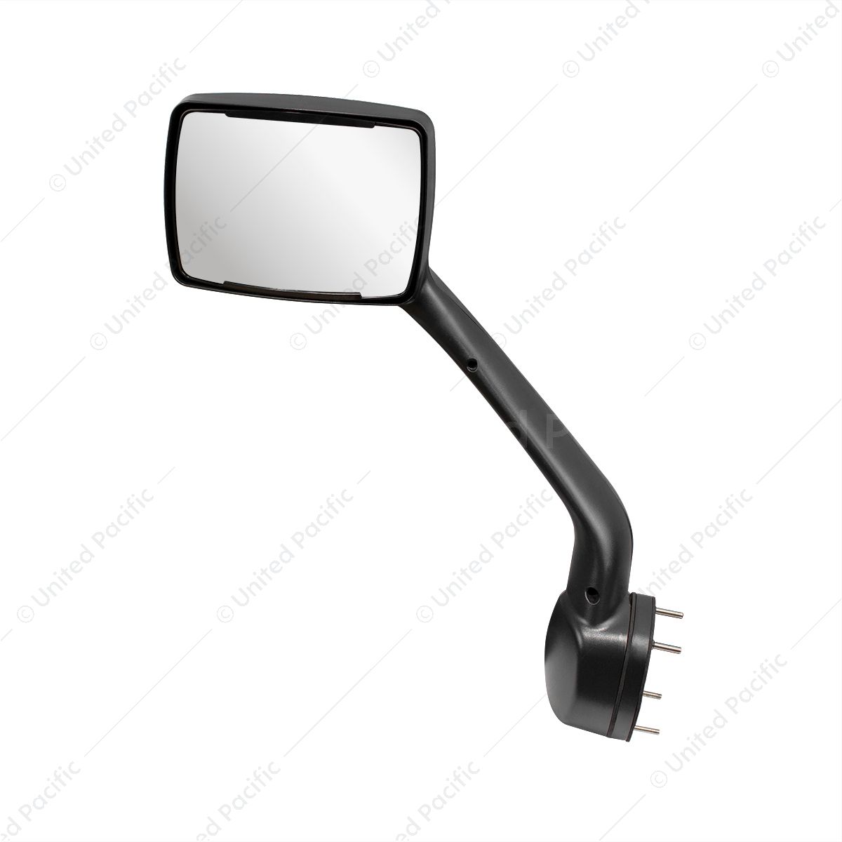 Chrome Hood Mirror Assembly W/ Sequential LED Turn Signal For 2013-2021 Kenworth T680 & Peterbilt 57