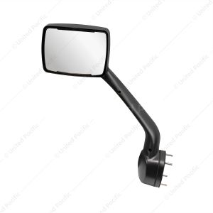 Chrome Hood Mirror Assembly W/ Sequential LED Turn Signal For 2013-2021 Kenworth T680 & Peterbilt 57